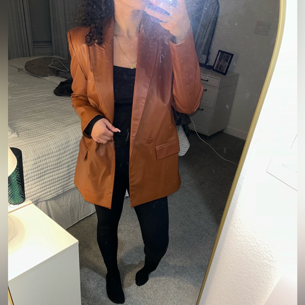 Zara caramel Women's Blazer